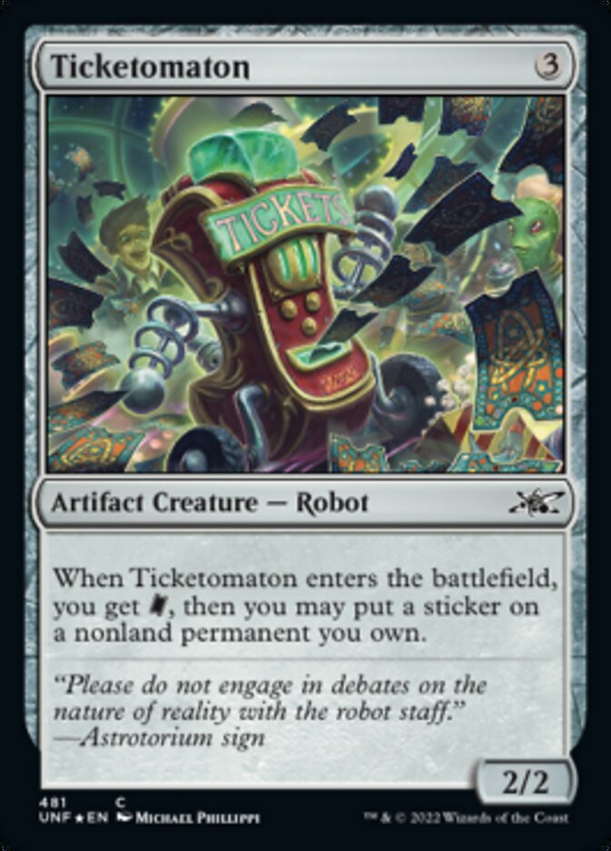 Ticketomaton (Galaxy Foil) [Unfinity] | GrognardGamesBatavia