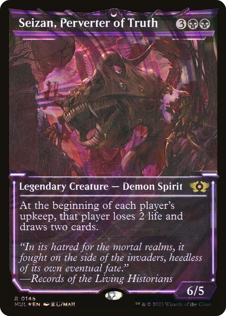 Seizan, Perverter of Truth (Halo Foil) [Multiverse Legends] | GrognardGamesBatavia