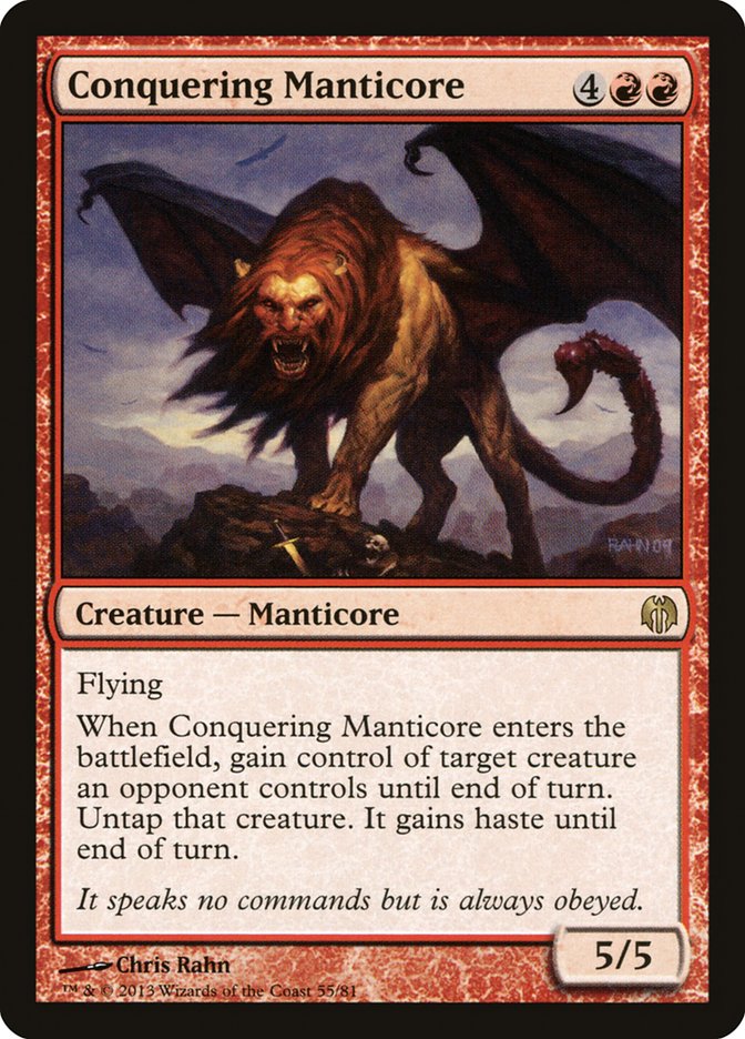 Conquering Manticore [Duel Decks: Heroes vs. Monsters] | GrognardGamesBatavia