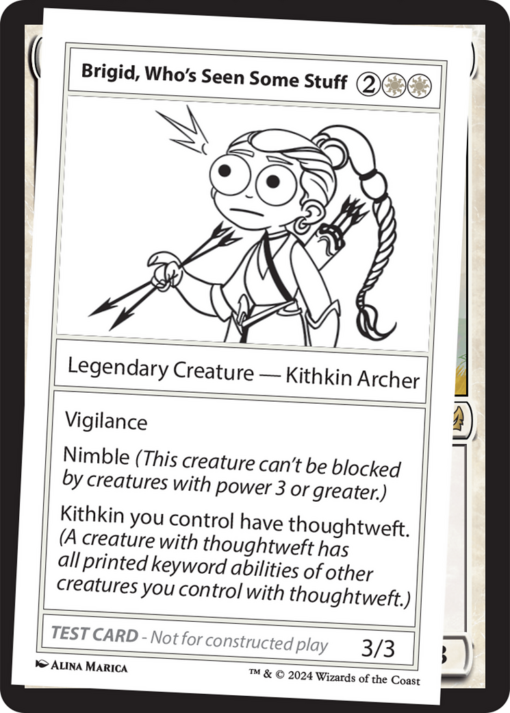 Brigid, Who's Seen Some Stuff [Mystery Booster 2 Playtest Cards] | GrognardGamesBatavia