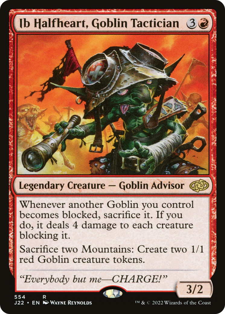 Ib Halfheart, Goblin Tactician [Jumpstart 2022] | GrognardGamesBatavia