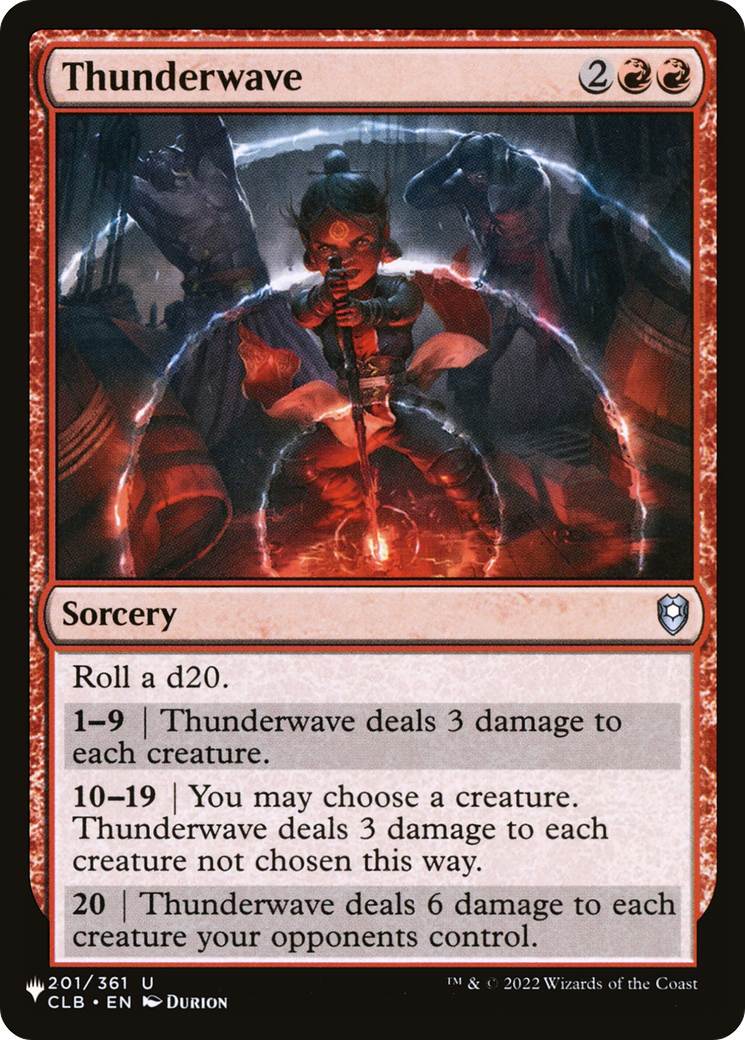 Thunderwave [The List Reprints] | GrognardGamesBatavia