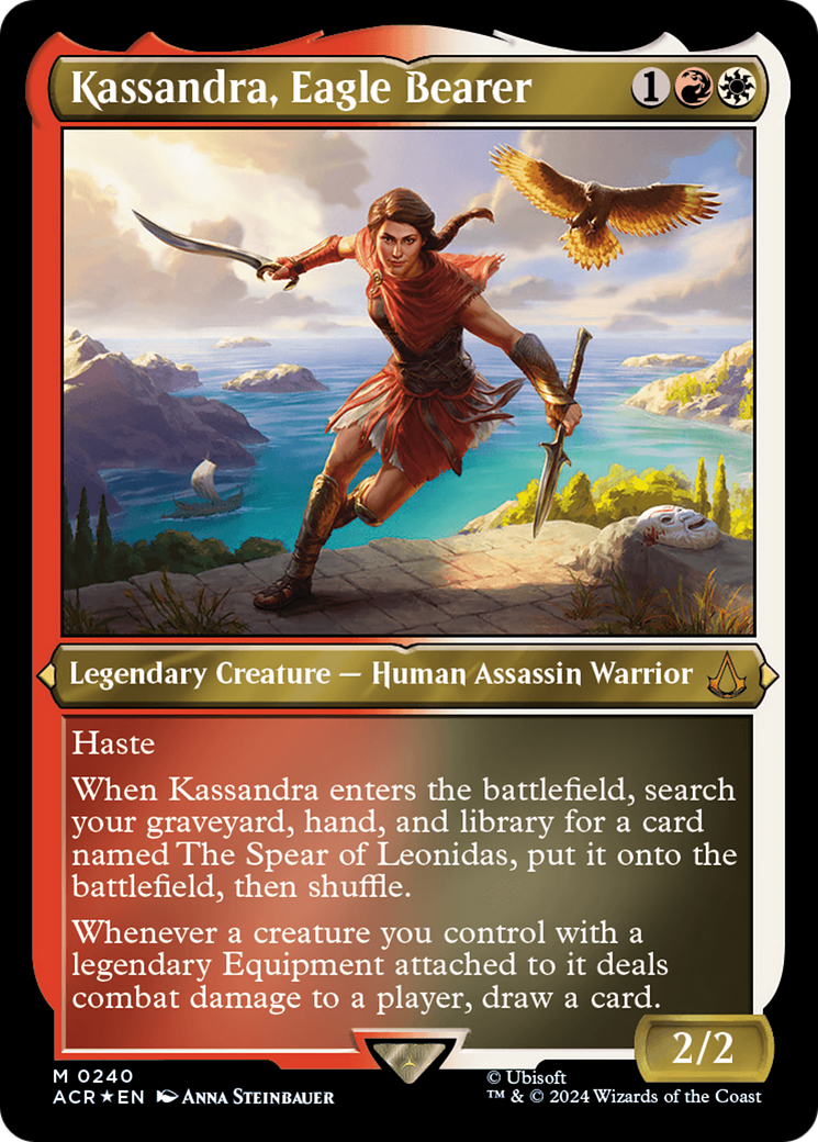 Kassandra, Eagle Bearer (Foil Etched) [Assassin's Creed] | GrognardGamesBatavia