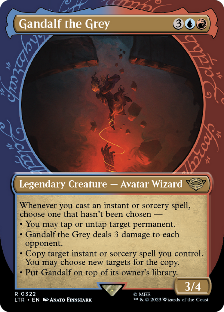 Gandalf the Grey (Showcase Ring Frame) [The Lord of the Rings: Tales of Middle-Earth] | GrognardGamesBatavia