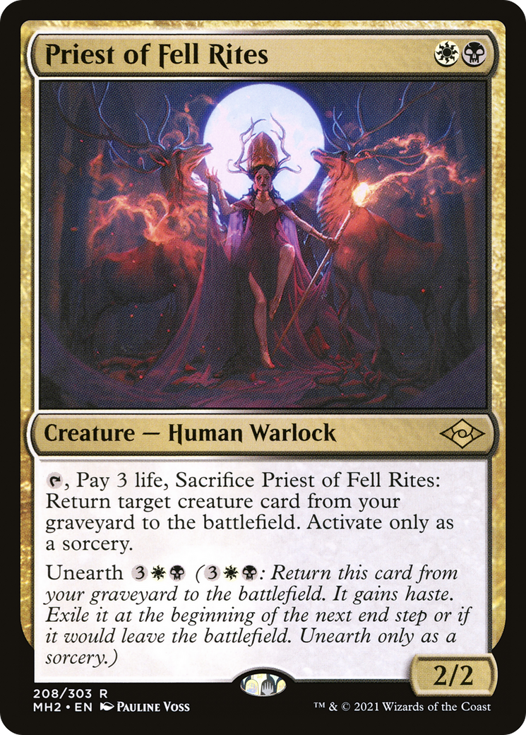 Priest of Fell Rites [Modern Horizons 2] | GrognardGamesBatavia