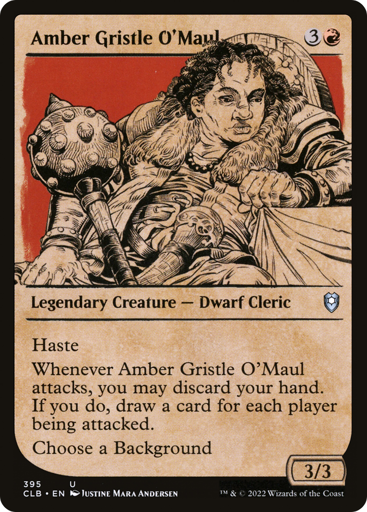Amber Gristle O'Maul (Showcase) [Commander Legends: Battle for Baldur's Gate] | GrognardGamesBatavia