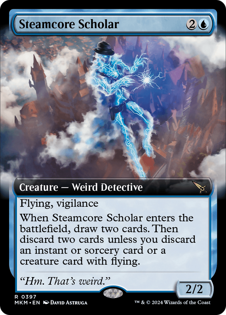 Steamcore Scholar (Extended Art) [Murders at Karlov Manor] | GrognardGamesBatavia