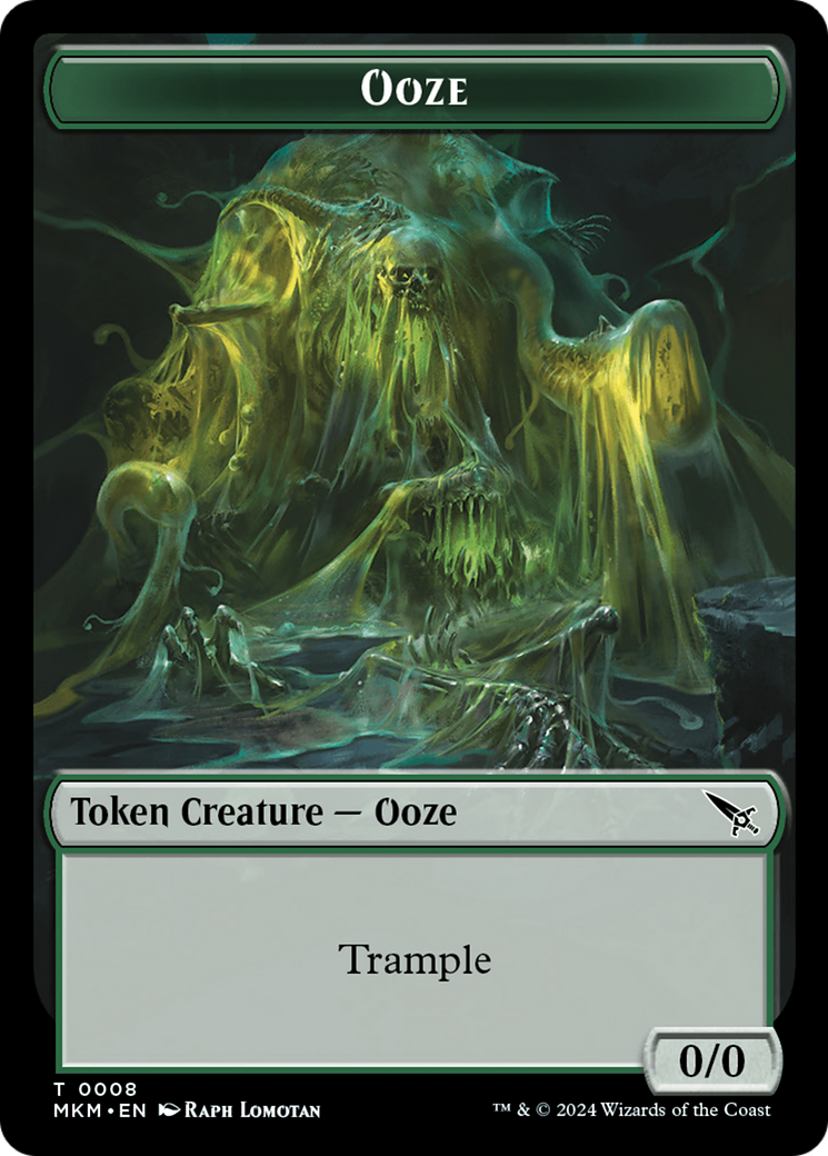 Ooze Token [Murders at Karlov Manor Tokens] | GrognardGamesBatavia