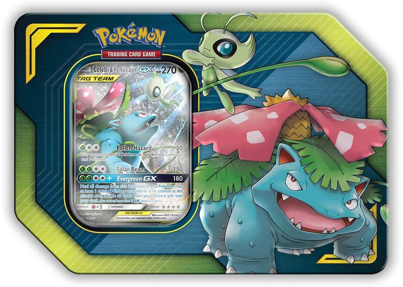 Collector's Tin (Celebi & Venusaur GX) | GrognardGamesBatavia