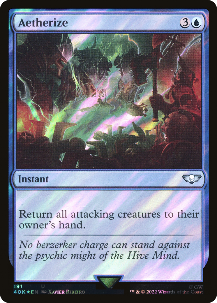 Aetherize (Surge Foil) [Universes Beyond: Warhammer 40,000] | GrognardGamesBatavia