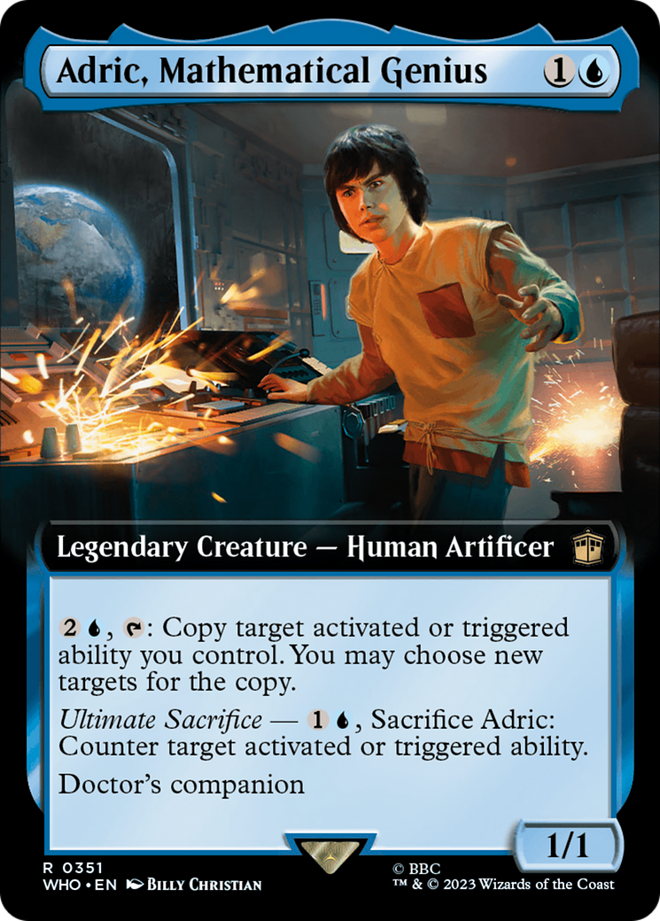 Adric, Mathematical Genius (Extended Art) [Doctor Who] | GrognardGamesBatavia
