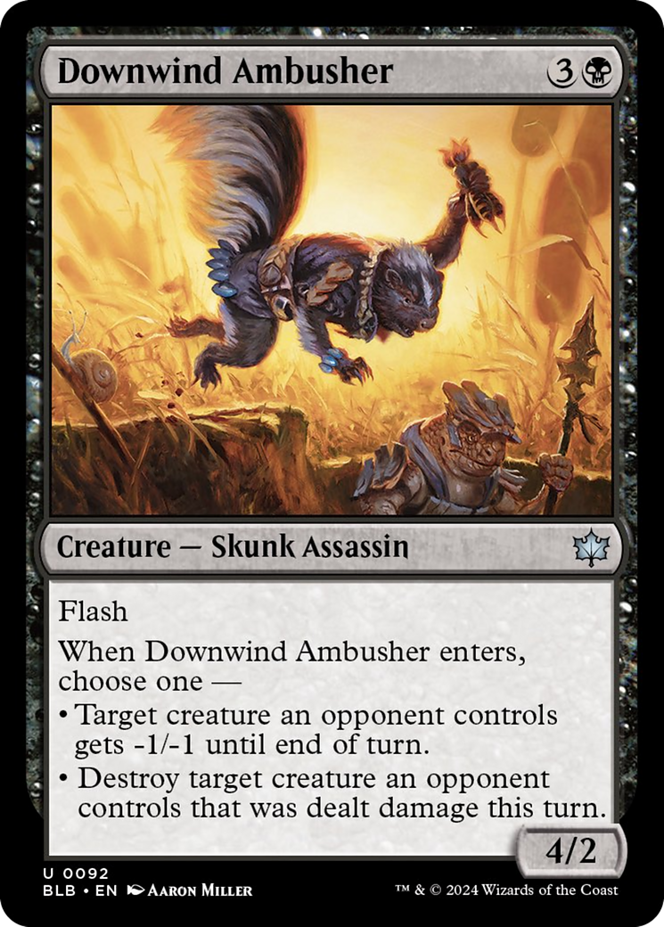 Downwind Ambusher [Bloomburrow] | GrognardGamesBatavia