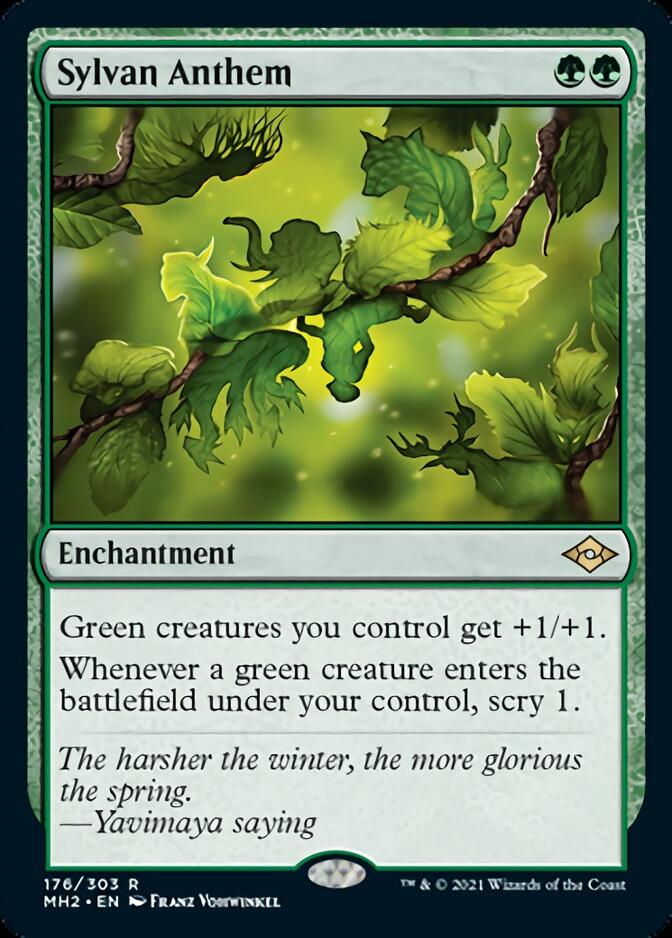 Sylvan Anthem [Modern Horizons 2] | GrognardGamesBatavia