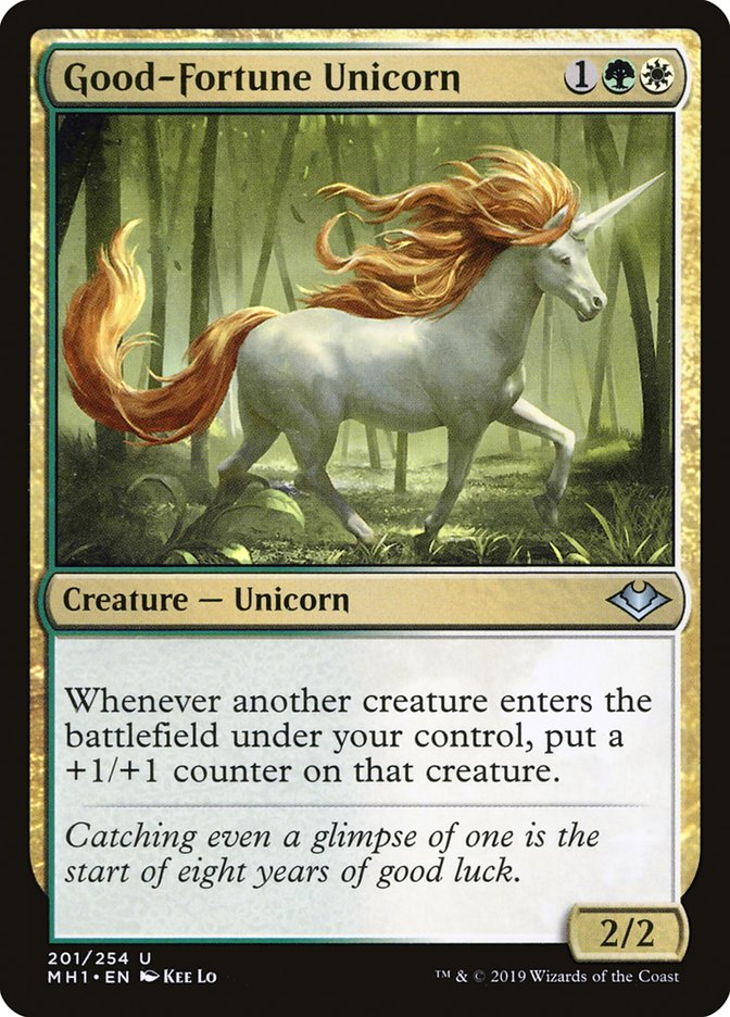 Good-Fortune Unicorn [Modern Horizons] | GrognardGamesBatavia