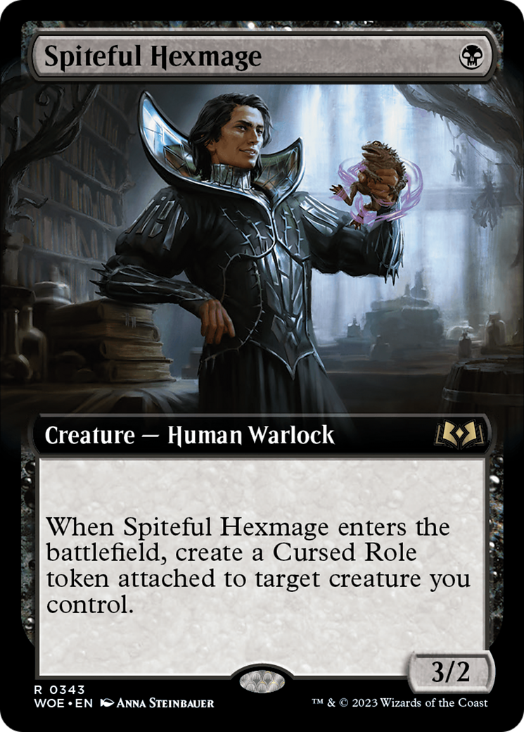 Spiteful Hexmage (Extended Art) [Wilds of Eldraine] | GrognardGamesBatavia