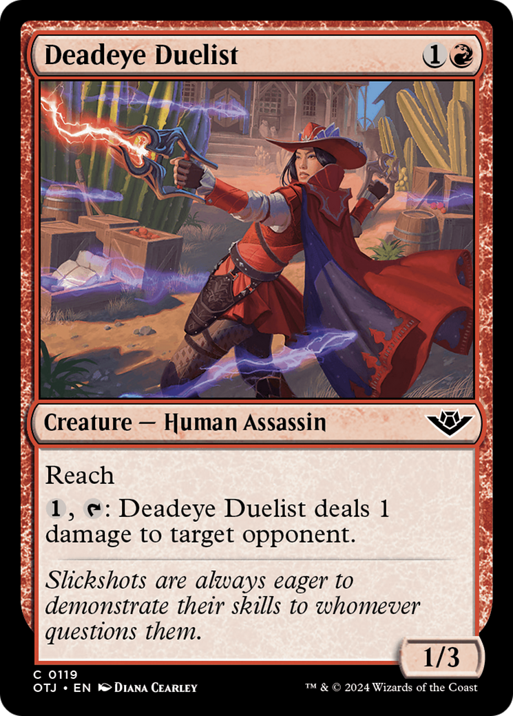 Deadeye Duelist [Outlaws of Thunder Junction] | GrognardGamesBatavia