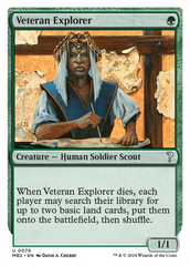 Veteran Explorer (White Border) [Mystery Booster 2] | GrognardGamesBatavia