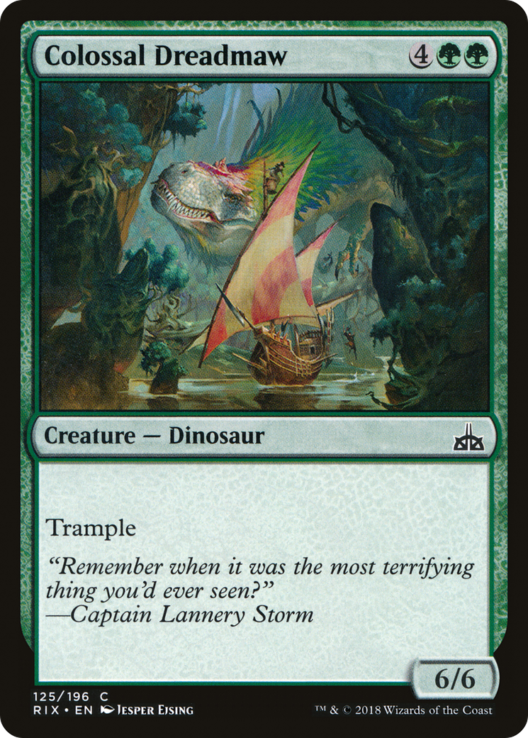 Colossal Dreadmaw [Rivals of Ixalan] | GrognardGamesBatavia