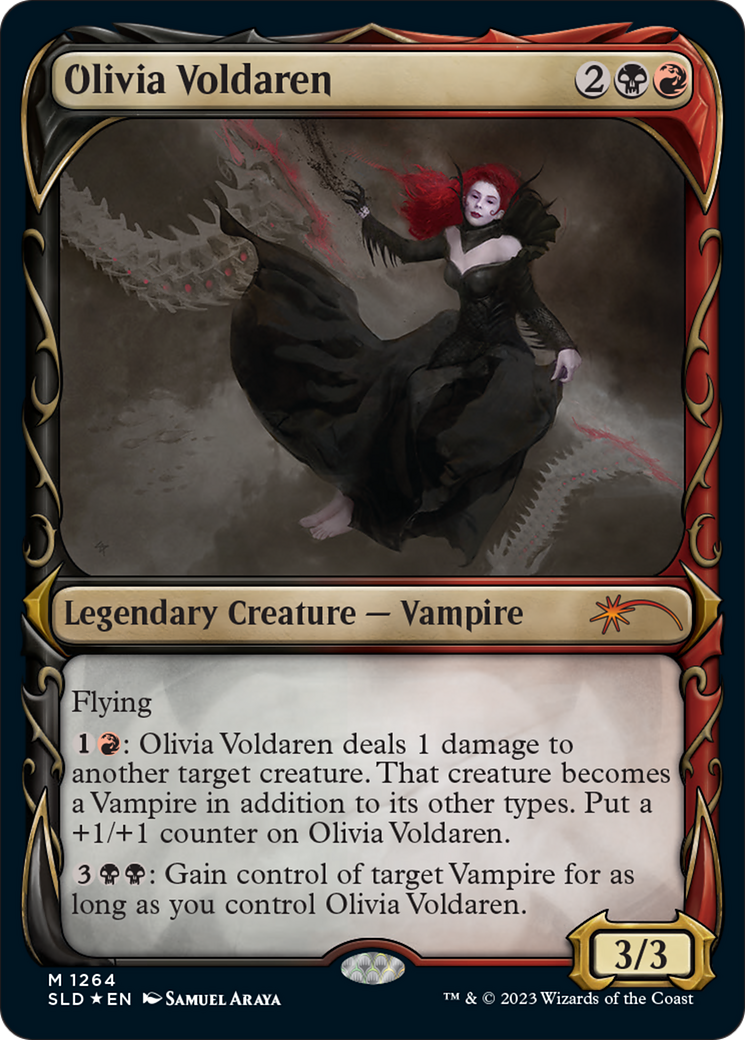 Olivia Voldaren (Halo Foil) [Secret Lair Drop Series] | GrognardGamesBatavia