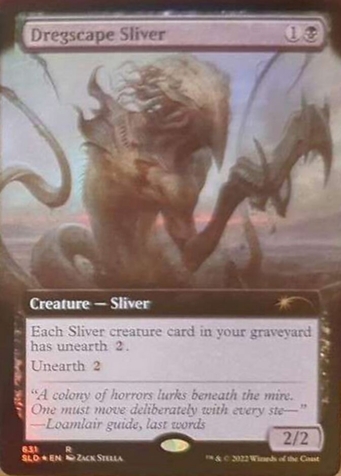 Dregscape Sliver (Extended Art) [Secret Lair Drop Promos] | GrognardGamesBatavia