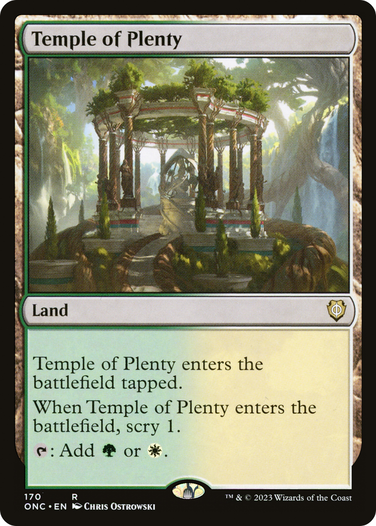 Temple of Plenty [Phyrexia: All Will Be One Commander] | GrognardGamesBatavia