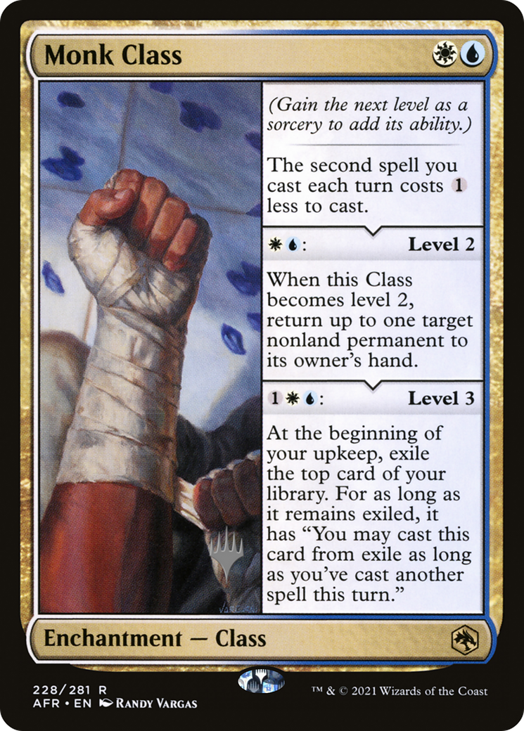 Monk Class (Promo Pack) [Dungeons & Dragons: Adventures in the Forgotten Realms Promos] | GrognardGamesBatavia