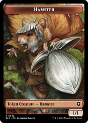 Hamster // City's Blessing Double-Sided Token [Bloomburrow Commander Tokens] | GrognardGamesBatavia