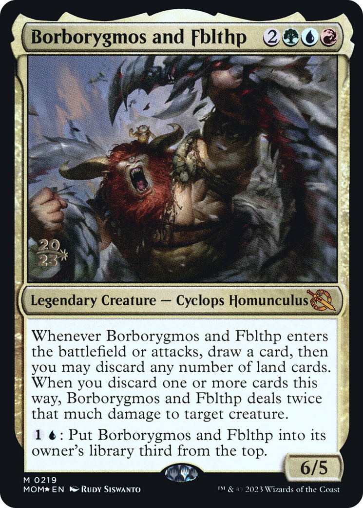 Borborygmos and Fblthp [March of the Machine Prerelease Promos] | GrognardGamesBatavia