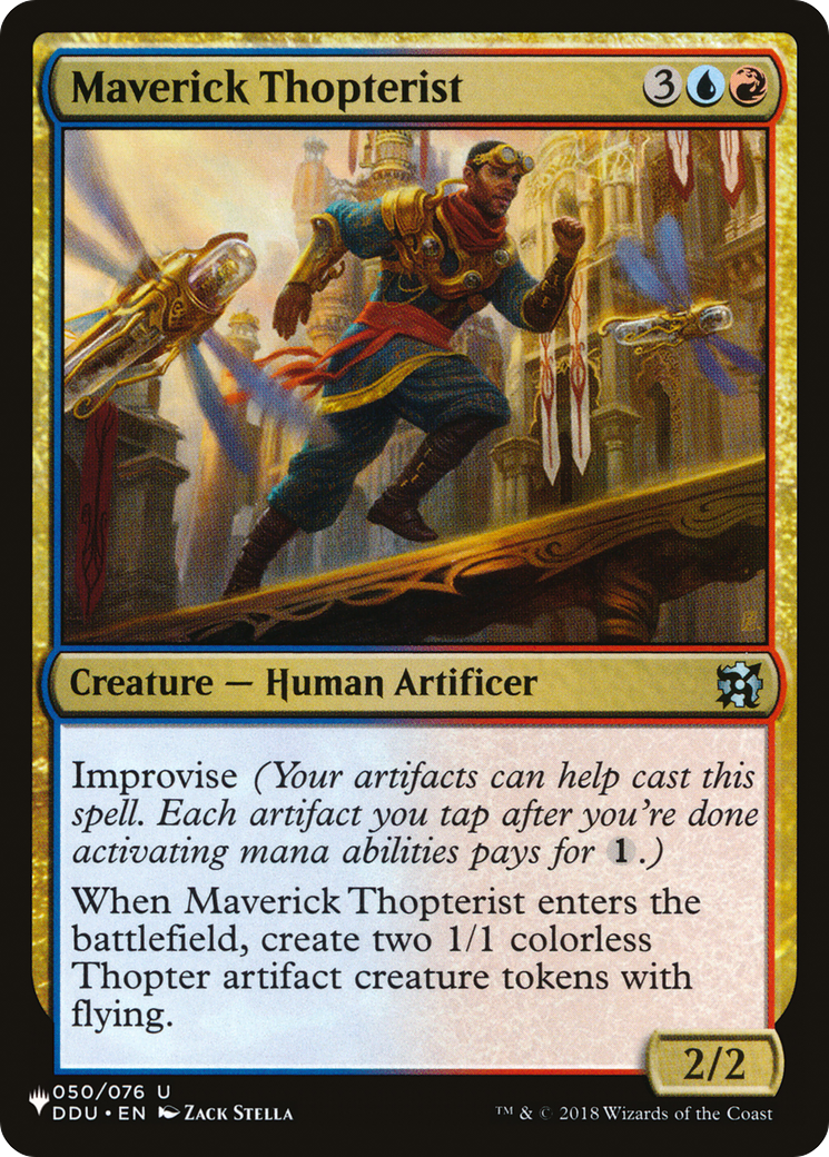 Maverick Thopterist (DDU) [The List] | GrognardGamesBatavia