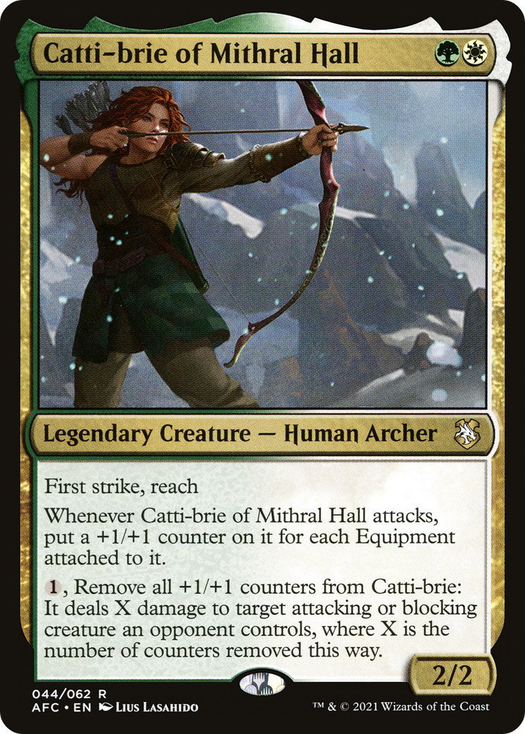Catti-brie of Mithral Hall [Dungeons & Dragons: Adventures in the Forgotten Realms Commander] | GrognardGamesBatavia