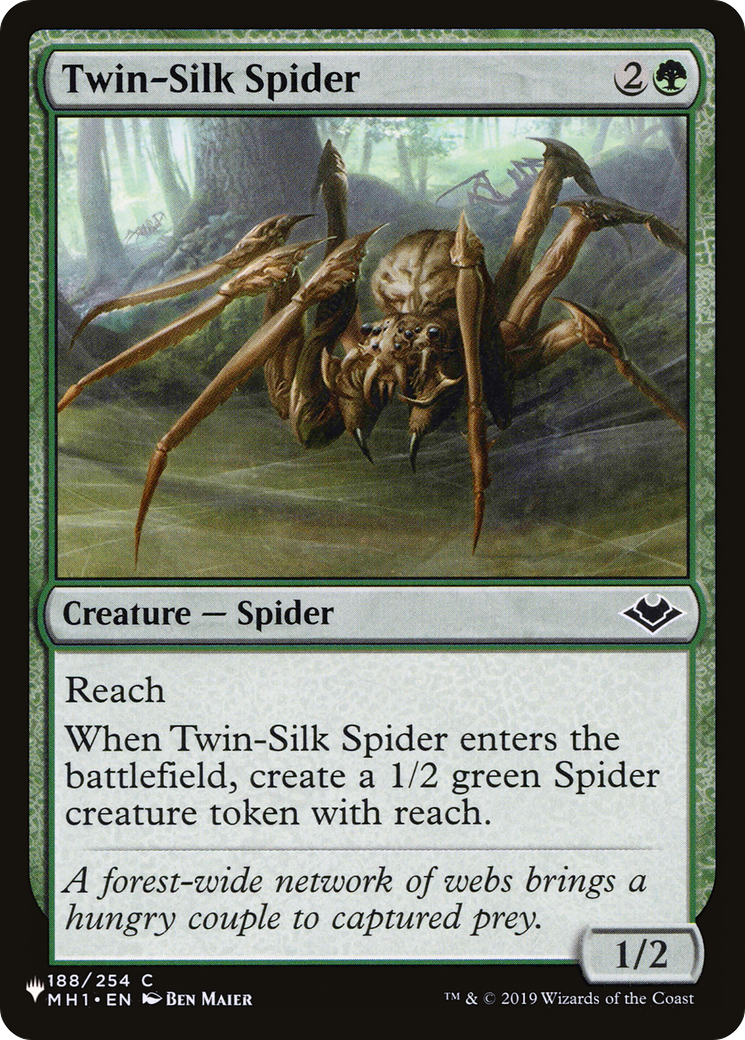 Twin-Silk Spider [The List Reprints] | GrognardGamesBatavia