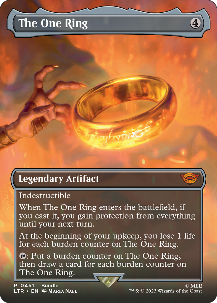 The One Ring (Borderless Alternate Art) [The Lord of the Rings: Tales of Middle-Earth] | GrognardGamesBatavia