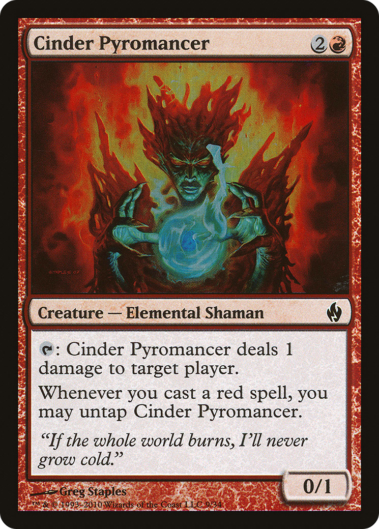 Cinder Pyromancer [Premium Deck Series: Fire and Lightning] | GrognardGamesBatavia