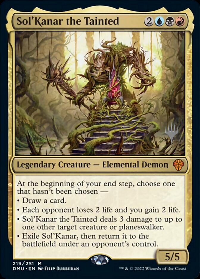 Sol'Kanar the Tainted (Promo Pack) [Dominaria United Promos] | GrognardGamesBatavia