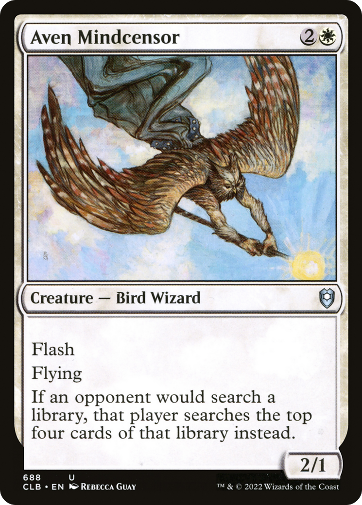 Aven Mindcensor [Commander Legends: Battle for Baldur's Gate] | GrognardGamesBatavia