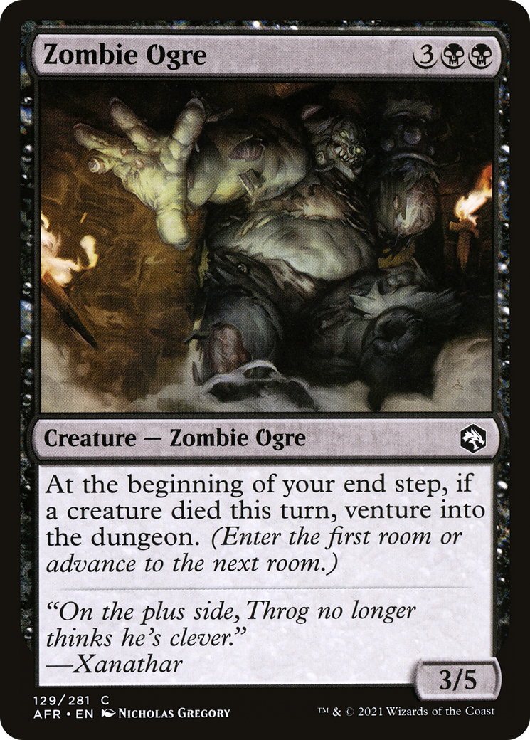 Zombie Ogre [Dungeons & Dragons: Adventures in the Forgotten Realms] | GrognardGamesBatavia