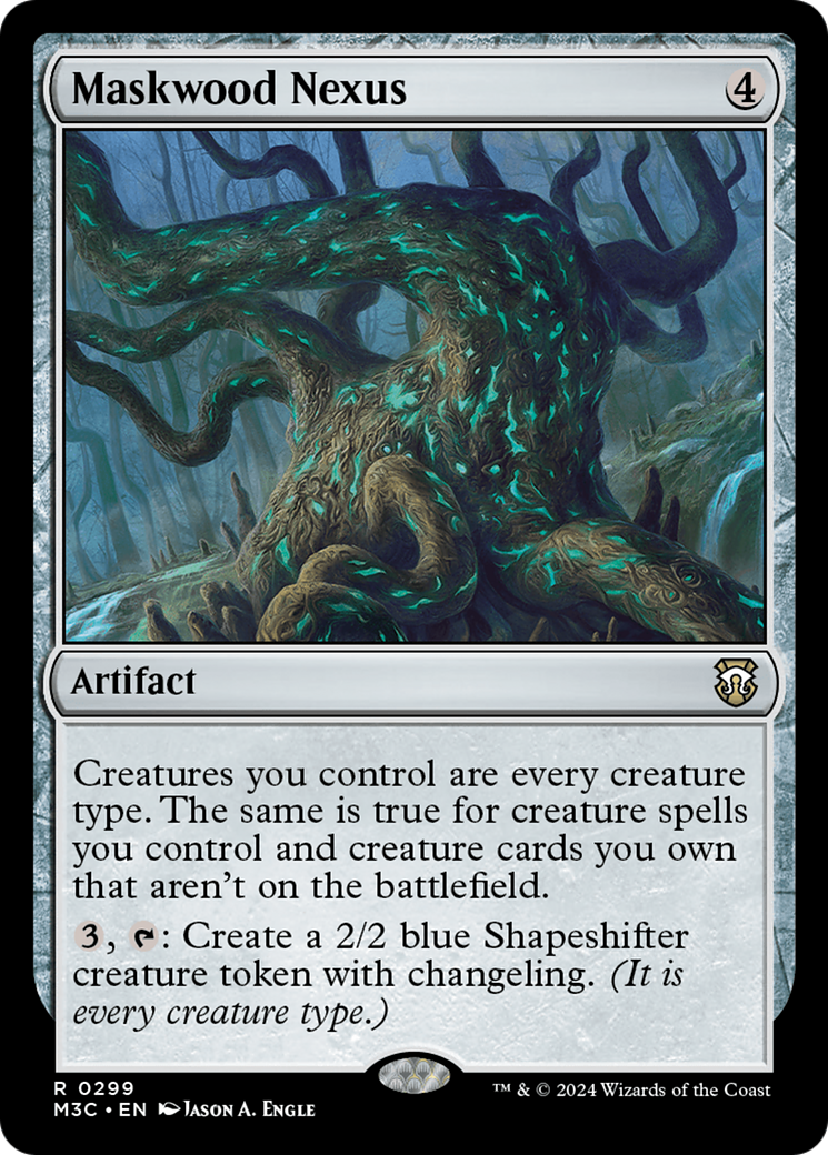 Maskwood Nexus (Ripple Foil) [Modern Horizons 3 Commander] | GrognardGamesBatavia