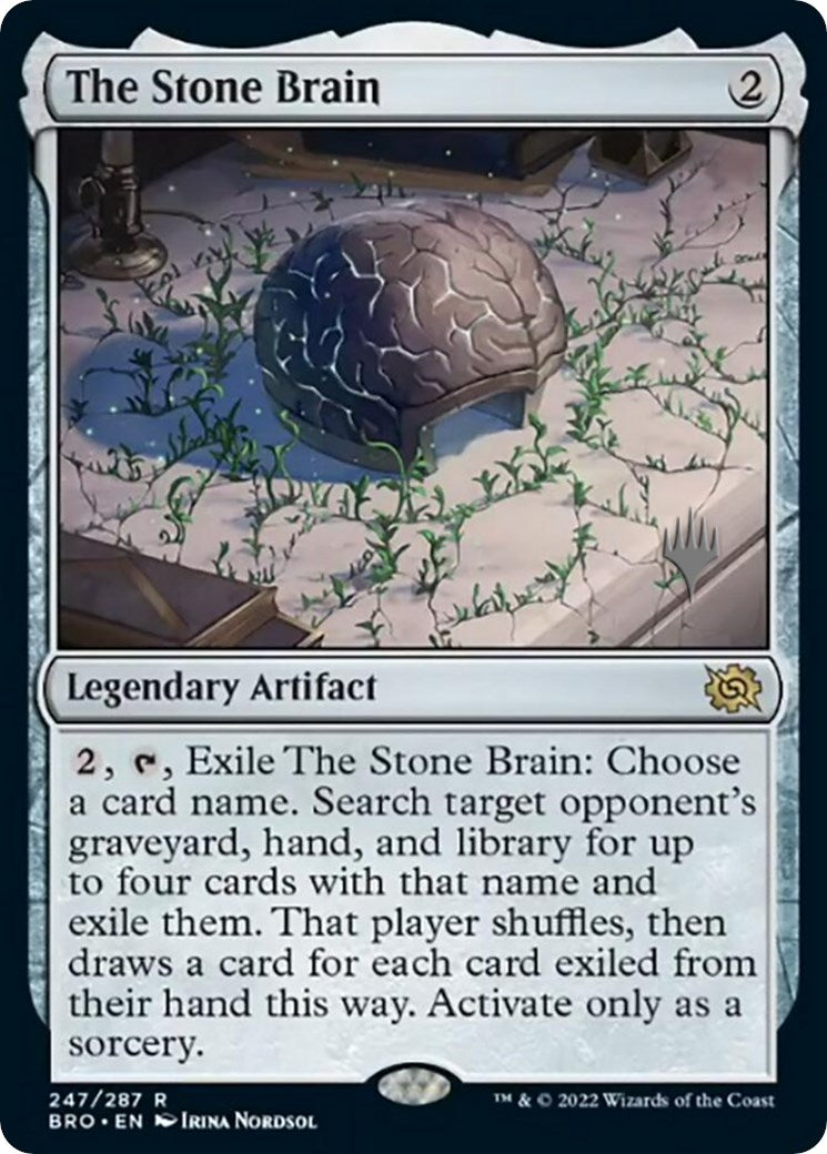 The Stone Brain (Promo Pack) [The Brothers' War Promos] | GrognardGamesBatavia