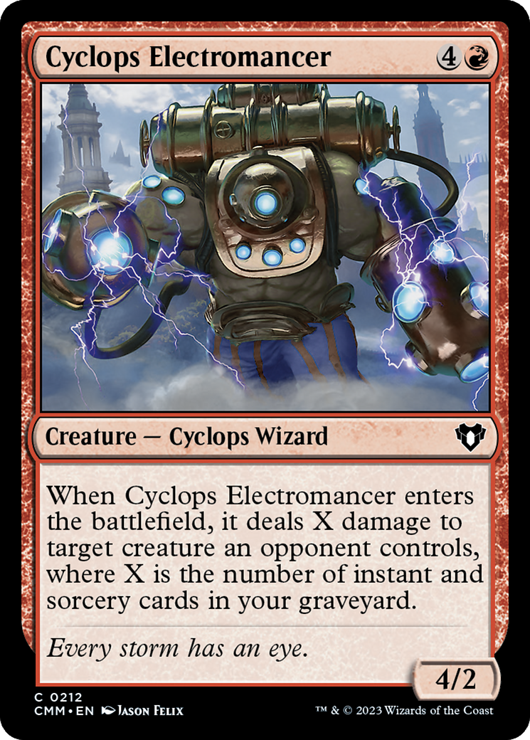 Cyclops Electromancer [Commander Masters] | GrognardGamesBatavia