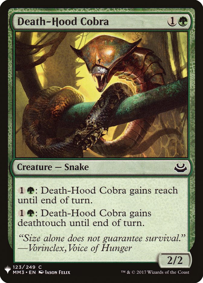 Death-Hood Cobra [Mystery Booster] | GrognardGamesBatavia