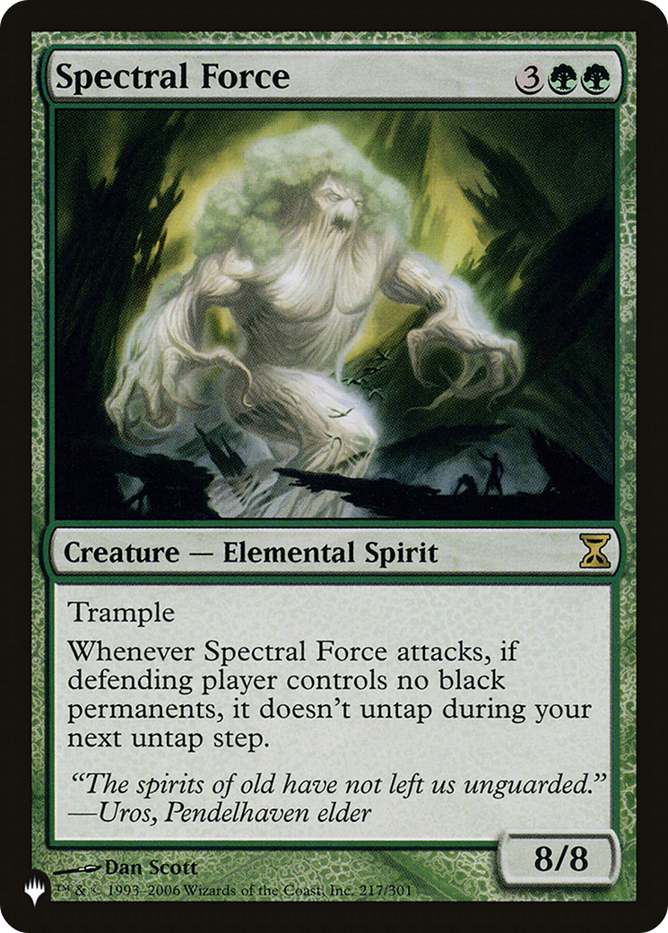Spectral Force [The List] | GrognardGamesBatavia