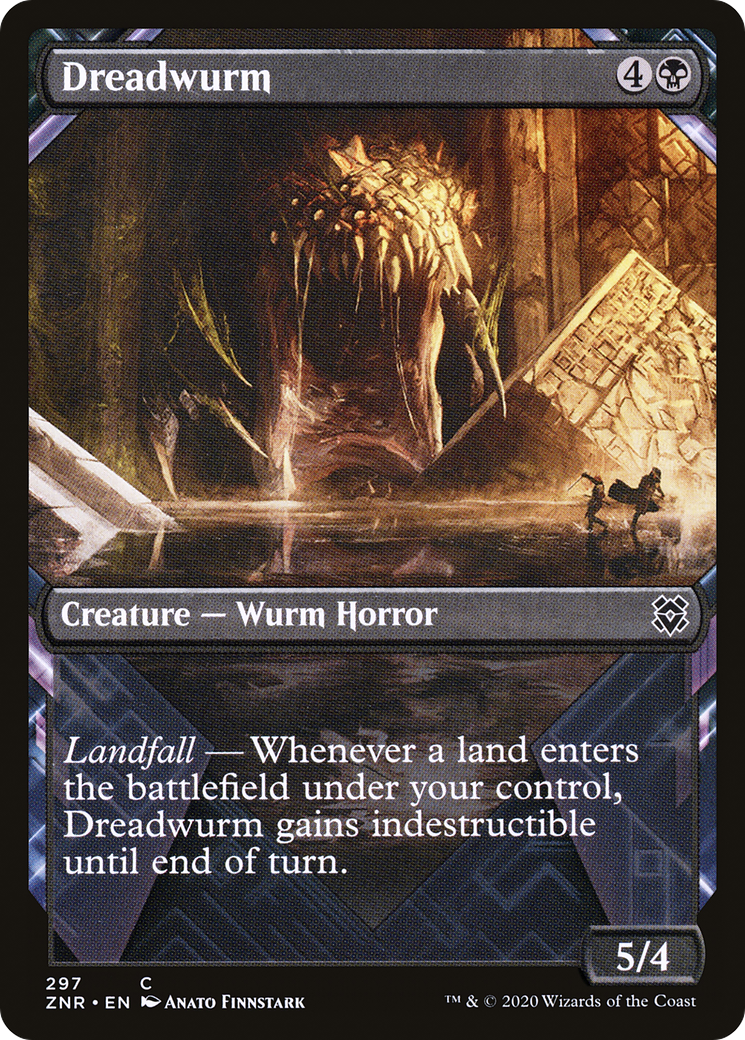 Dreadwurm (Showcase) [Zendikar Rising] | GrognardGamesBatavia