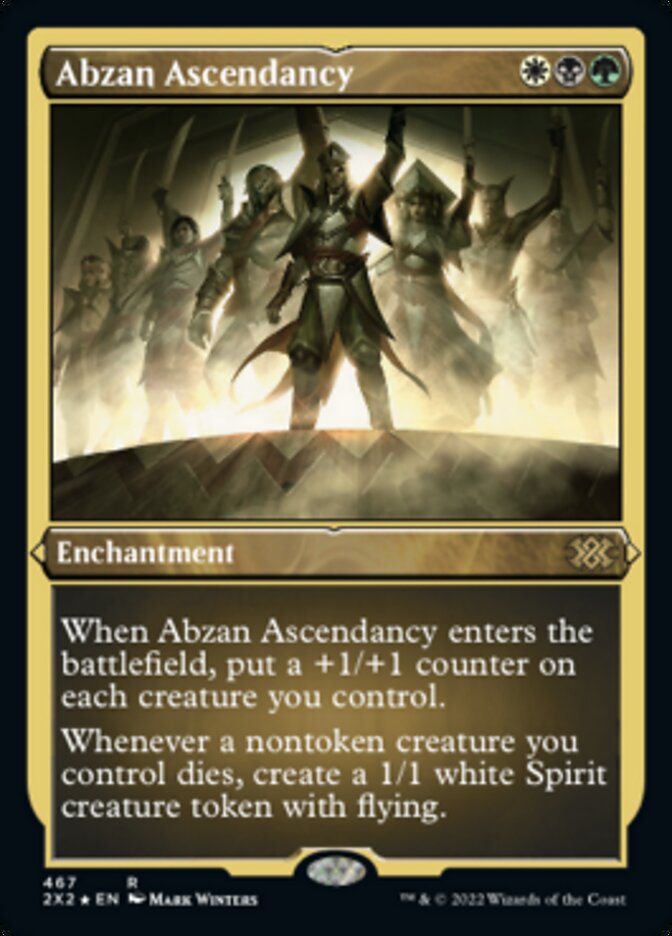 Abzan Ascendancy (Foil Etched) [Double Masters 2022] | GrognardGamesBatavia