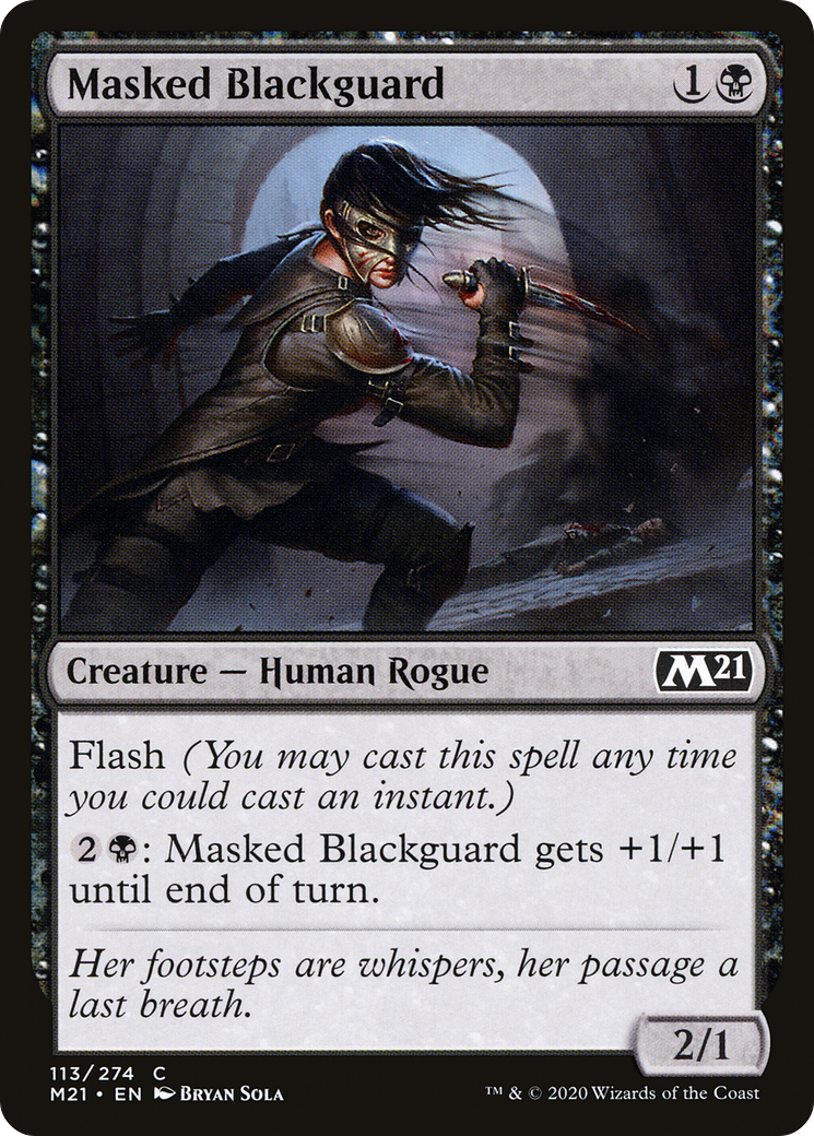Masked Blackguard [Core Set 2021] | GrognardGamesBatavia
