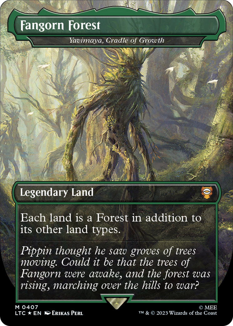 Fangorn Forest - Yavimaya, Cradle of Growth (Surge Foil Realms and Relics) [The Lord of the Rings: Tales of Middle-Earth Commander] | GrognardGamesBatavia