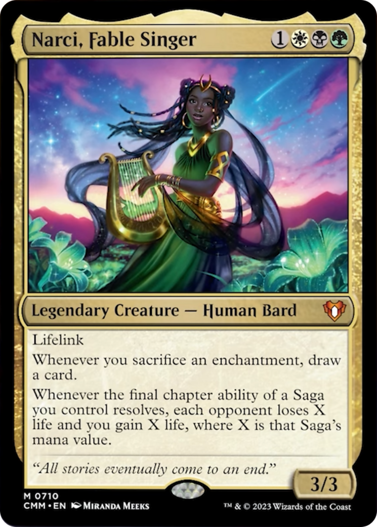 Narci, Fable Singer [Commander Masters] | GrognardGamesBatavia