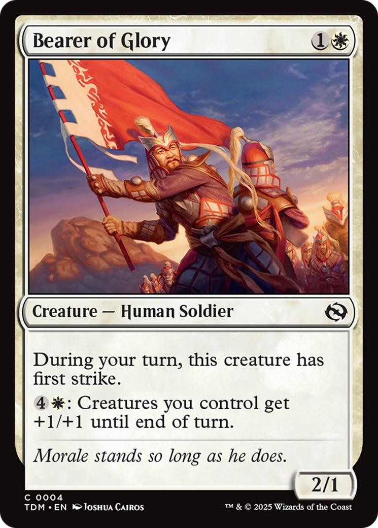 Bearer of Glory [Tarkir: Dragonstorm] | GrognardGamesBatavia