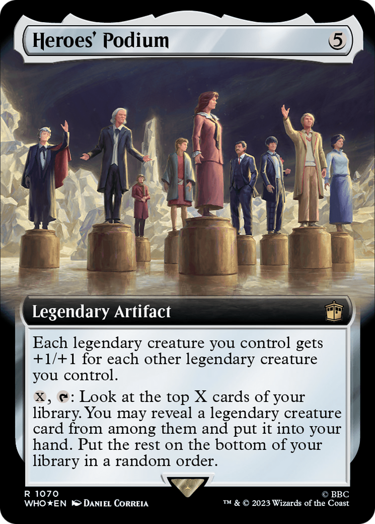 Heroes' Podium (Extended Art) (Surge Foil) [Doctor Who] | GrognardGamesBatavia