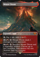 Mount Doom (Borderless Alternate Art) [The Lord of the Rings: Tales of Middle-Earth] | GrognardGamesBatavia