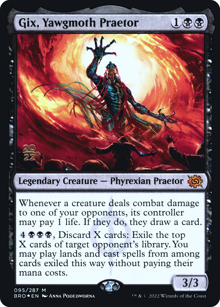Gix, Yawgmoth Praetor [The Brothers' War Prerelease Promos] | GrognardGamesBatavia